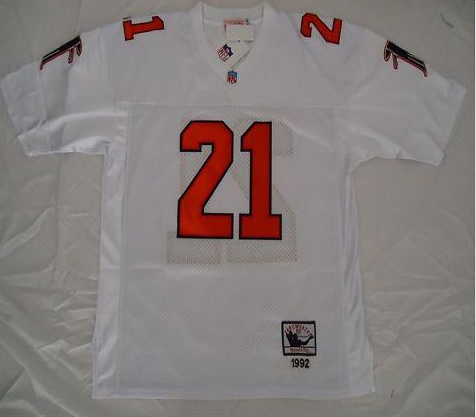 Men's Atlanta Falcons ACTIVE PLAYER Custom White Mitchell & Ness Throwback Football Stitched Jersey